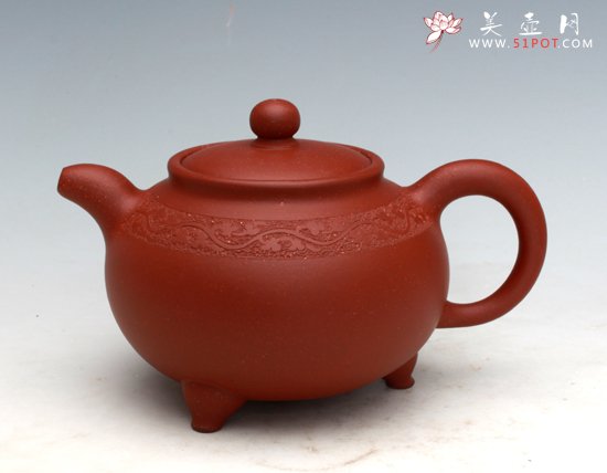 紫砂壶图片：三足玉润 - 宜兴紫砂壶网