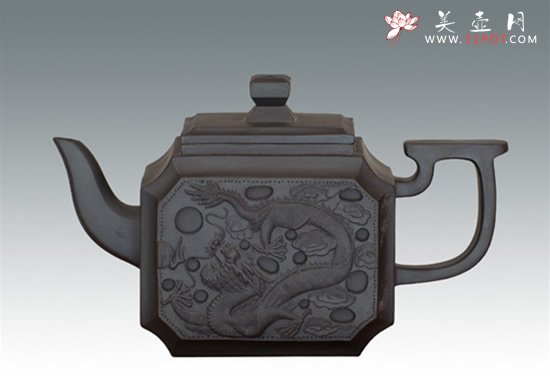 紫砂壶图片：中国龙 - 宜兴紫砂壶网