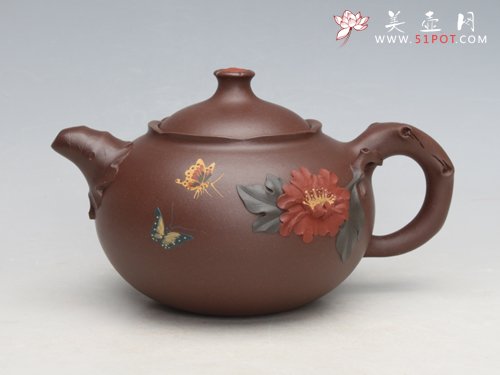 紫砂壶图片：国色天香 - 宜兴紫砂壶网