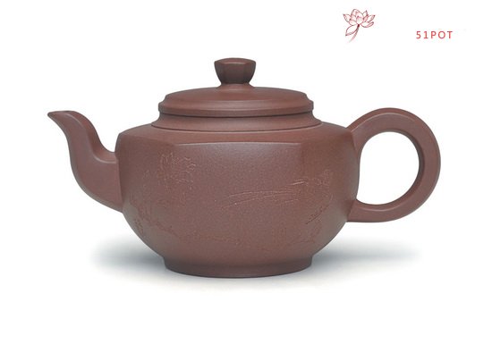 紫砂壶图片：六方宫灯 - 宜兴紫砂壶网