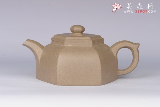 紫砂壶图片：六方 - 宜兴紫砂壶网