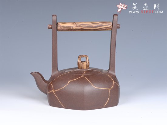 紫砂壶图片：- 古井绞泥 - - 宜兴紫砂壶网