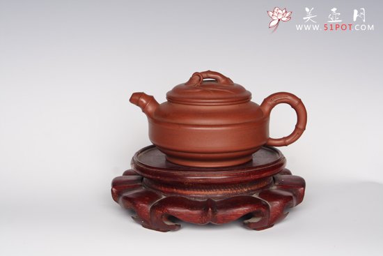 紫砂壶图片：仿古竹节 - 宜兴紫砂壶网