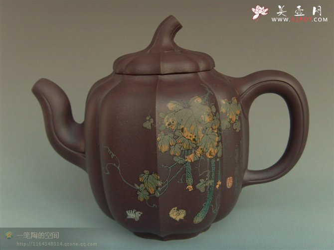 紫砂壶图片：金瓜农家乐 - 宜兴紫砂壶网