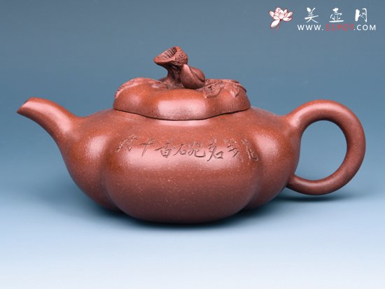 紫砂壶图片：祝寿扁桃 - 宜兴紫砂壶网