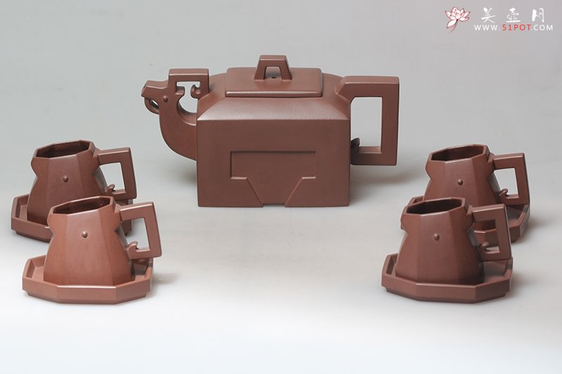 紫砂壶图片：吉祥茶具 - 宜兴紫砂壶网