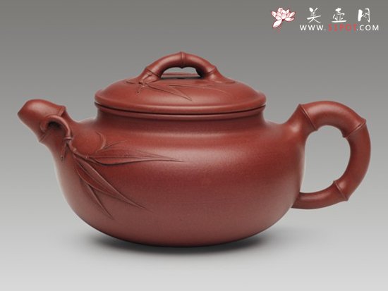 紫砂壶图片：竹仿古 - 宜兴紫砂壶网