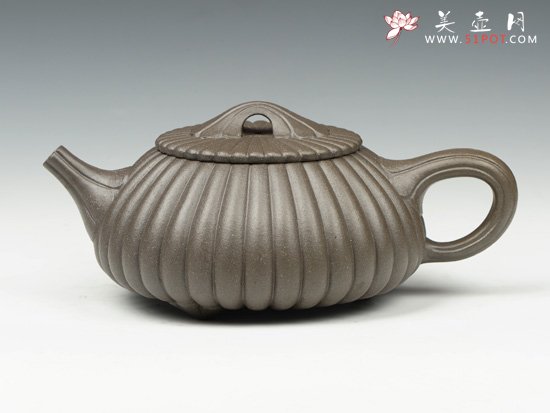 紫砂壶图片：菊花秋韵 - 宜兴紫砂壶网