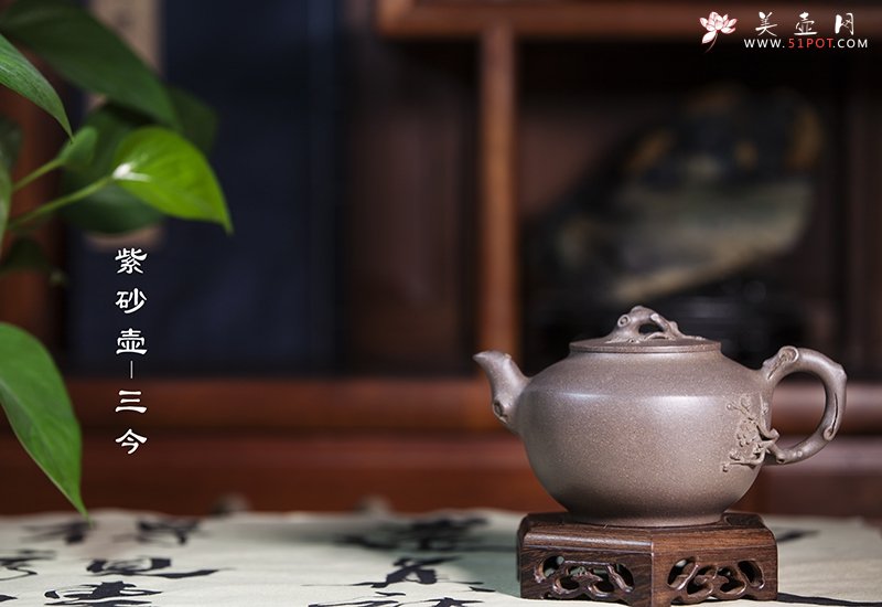 紫砂壶图片：清梅暗香 - 宜兴紫砂壶网