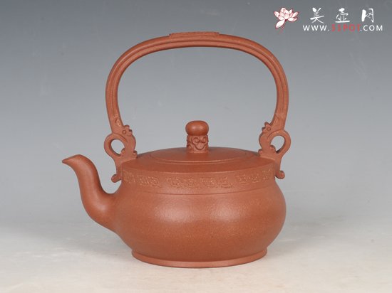 紫砂壶图片：双龙提梁 - 宜兴紫砂壶网