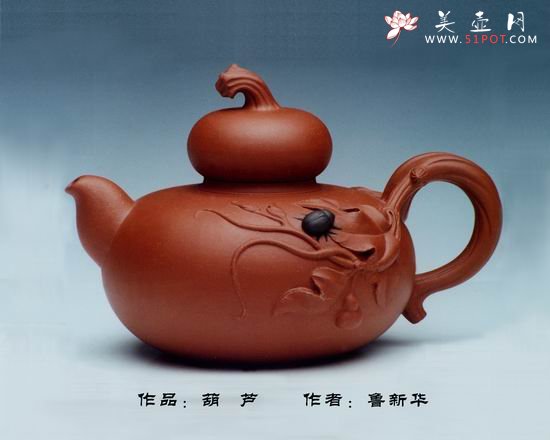 紫砂壶图片：葫芦 - 宜兴紫砂壶网