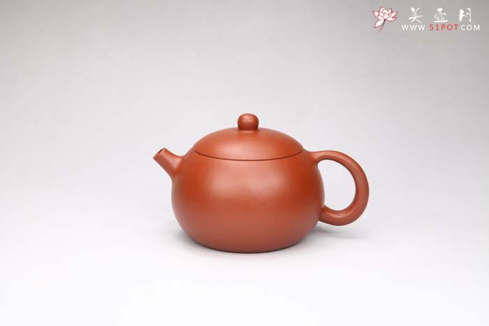 紫砂壶图片：西施 朱泥 - 宜兴紫砂壶网