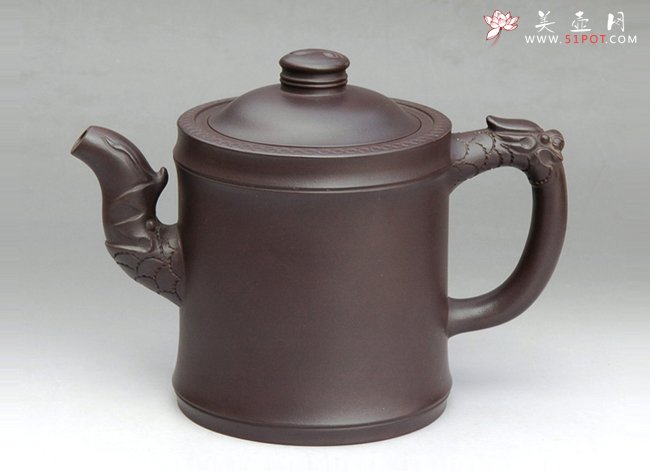 紫砂壶图片：龙头八卦 190CC - 宜兴紫砂壶网