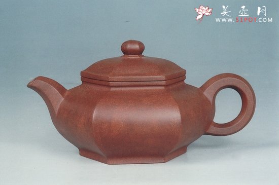 紫砂壶图片：六方 - 宜兴紫砂壶网