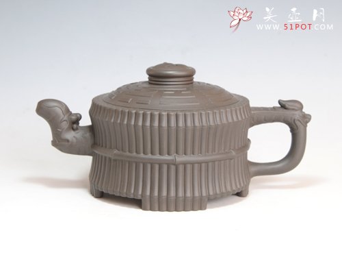 紫砂壶图片：龙头一捆竹 - 宜兴紫砂壶网