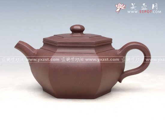 紫砂壶图片：大彬六方 - 宜兴紫砂壶网