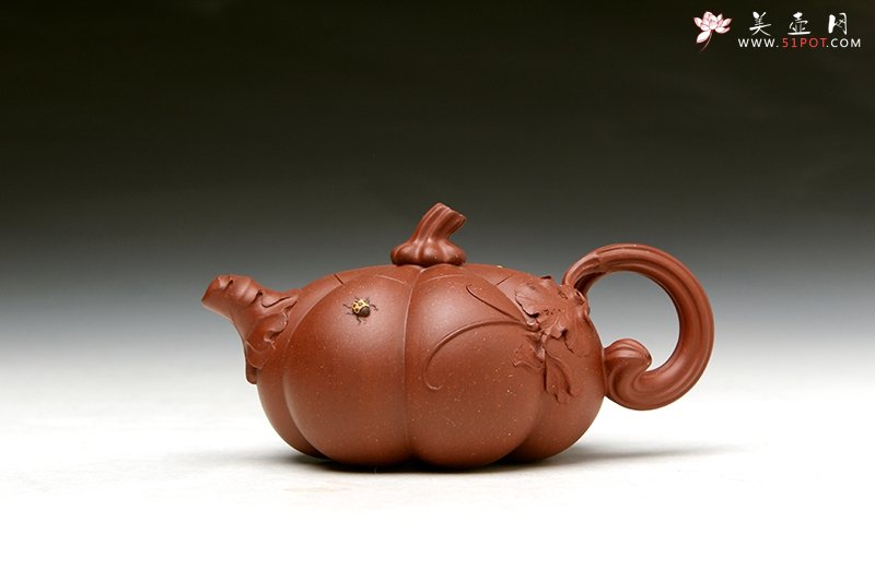 紫砂壶图片：南瓜 - 宜兴紫砂壶网