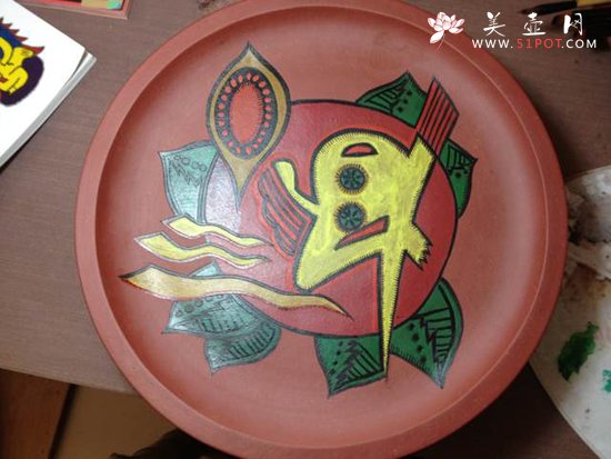 紫砂壶图片：紫砂挂盘 - 宜兴紫砂壶网