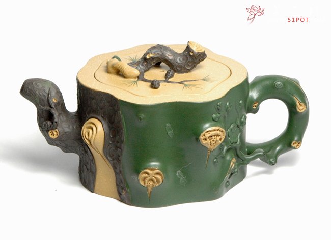 紫砂壶图片：岁寒三月 450CC - 宜兴紫砂壶网