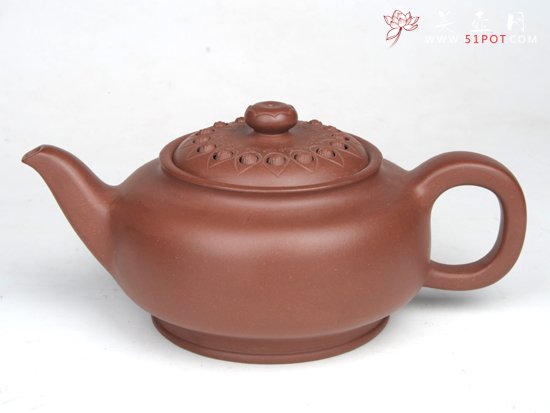 紫砂壶图片：银葵（小）  25... - 宜兴紫砂壶网