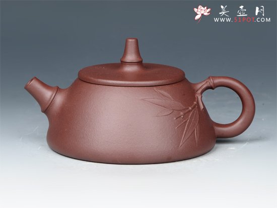 紫砂壶图片：冬竹 - 宜兴紫砂壶网