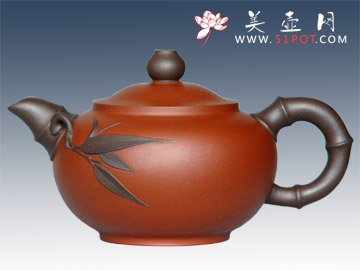 紫砂壶图片：润竹壶 - 宜兴紫砂壶网