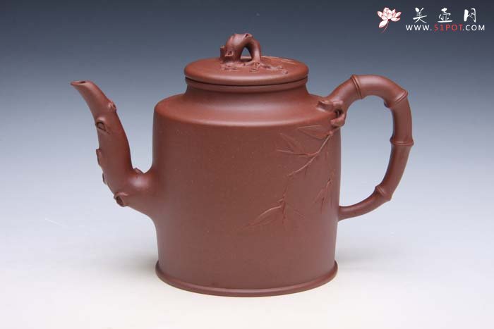 紫砂壶图片：青梅竹马  底槽青 - 宜兴紫砂壶网