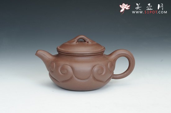 紫砂壶图片：仿古如意 - 宜兴紫砂壶网