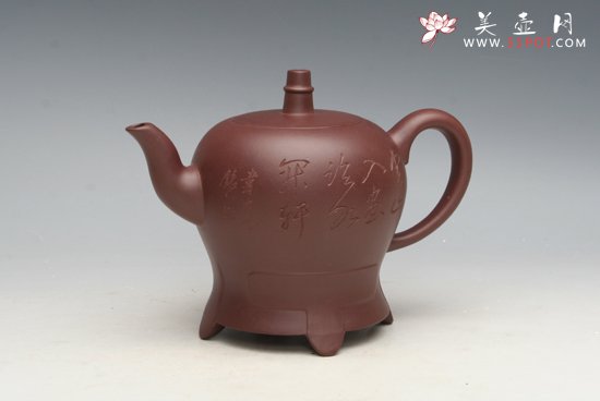 紫砂壶图片：泉柱 - 宜兴紫砂壶网