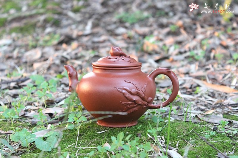 紫砂壶图片：桃报春 - 宜兴紫砂壶网