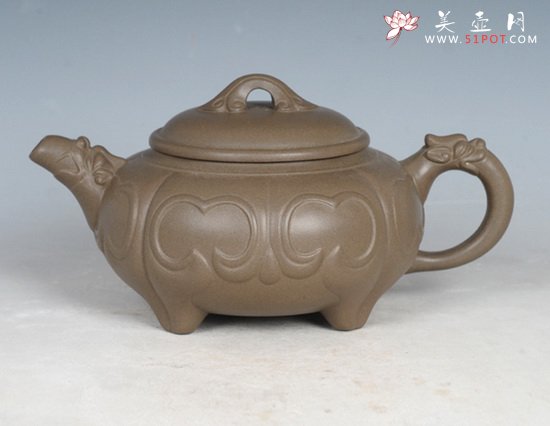 紫砂壶图片：四季如意 - 宜兴紫砂壶网