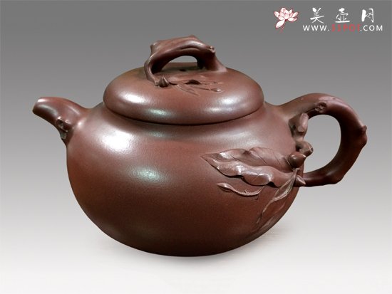 紫砂壶图片：寿桃 - 宜兴紫砂壶网