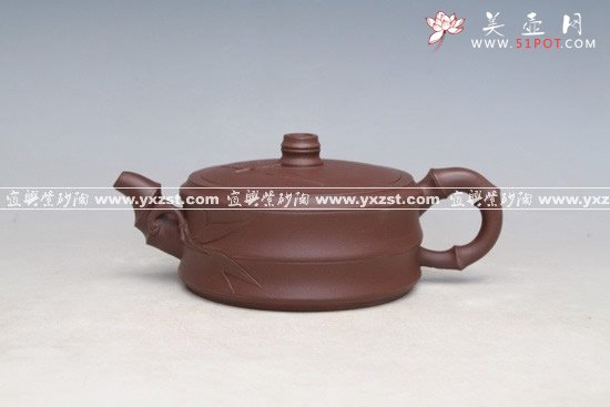 紫砂壶图片：扁竹段 - 宜兴紫砂壶网