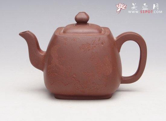 紫砂壶图片：四方拱顶 - 宜兴紫砂壶网