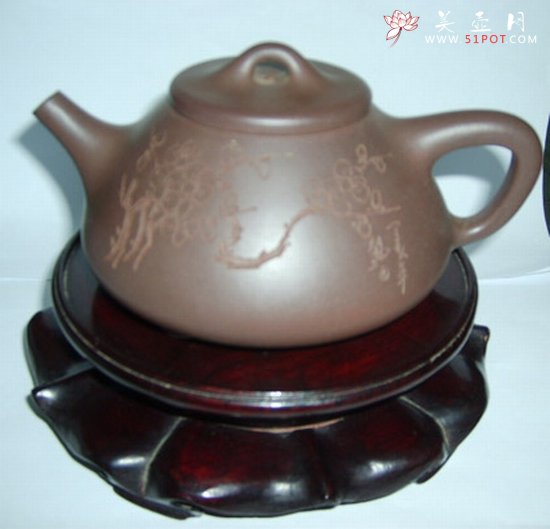 紫砂壶图片：子冶石瓢 - 宜兴紫砂壶网