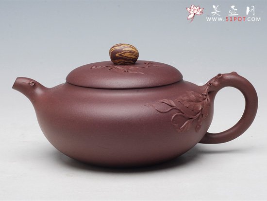 紫砂壶图片：雨花葫芦 - 宜兴紫砂壶网