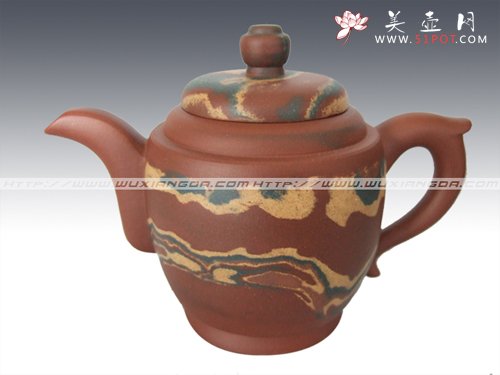 紫砂壶图片：春江花月 350cc - 宜兴紫砂壶网