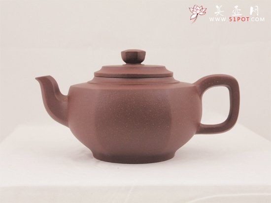 紫砂壶图片：六方雪华 - 宜兴紫砂壶网