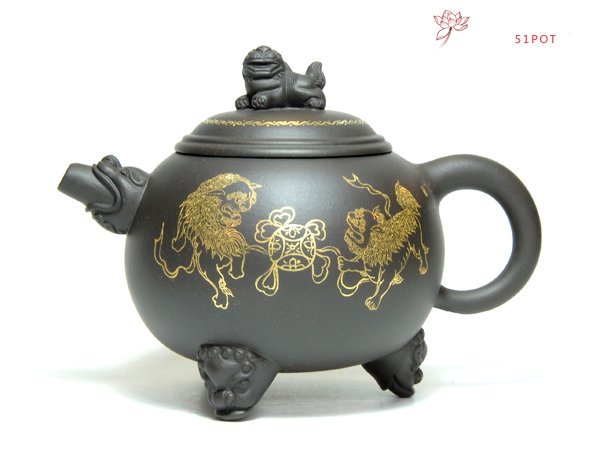 紫砂壶图片：狮鼎 - 宜兴紫砂壶网