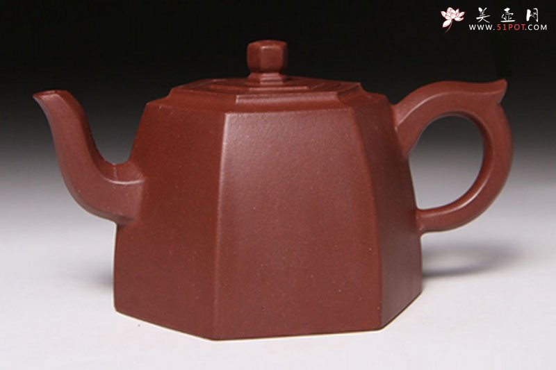 紫砂壶图片：六方井栏 - 宜兴紫砂壶网