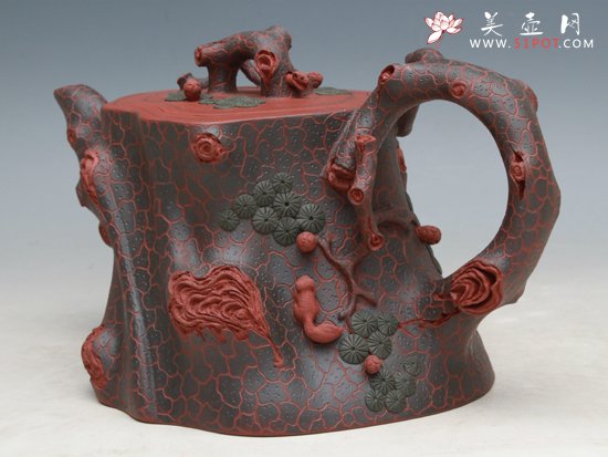 紫砂壶图片：松趣 - 宜兴紫砂壶网