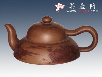 紫砂壶图片：笠帽 - 宜兴紫砂壶网