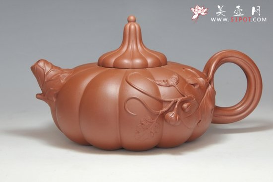 紫砂壶图片：大南瓜 - 宜兴紫砂壶网