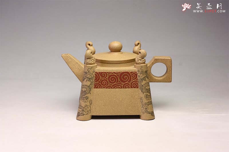 紫砂壶图片：八面玲珑 - 宜兴紫砂壶网