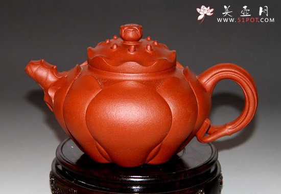 紫砂壶图片：荷花莲心 - 宜兴紫砂壶网