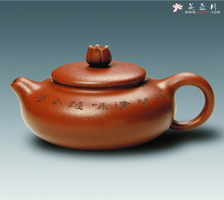 紫砂壶图片：花好月圆（壶） - 宜兴紫砂壶网