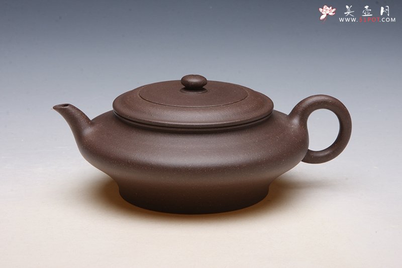 紫砂壶图片：虚扁 - 宜兴紫砂壶网