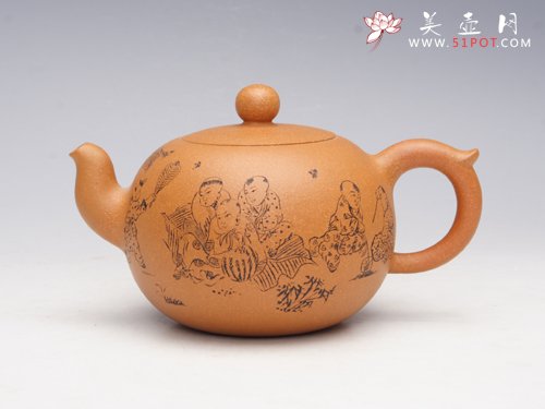 紫砂壶图片：一粒珠 - 宜兴紫砂壶网