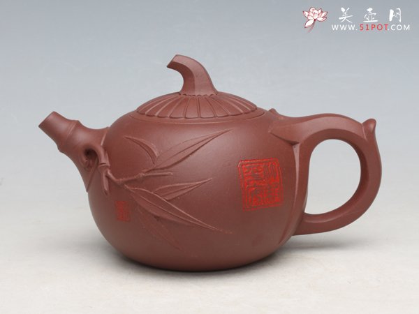 紫砂壶图片：竹趣 - 宜兴紫砂壶网