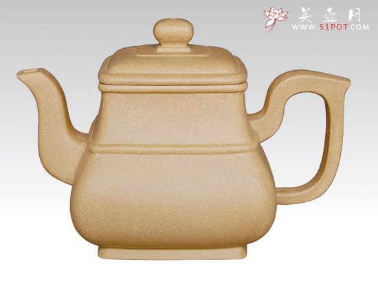 紫砂壶图片：福方  段泥  2... - 宜兴紫砂壶网